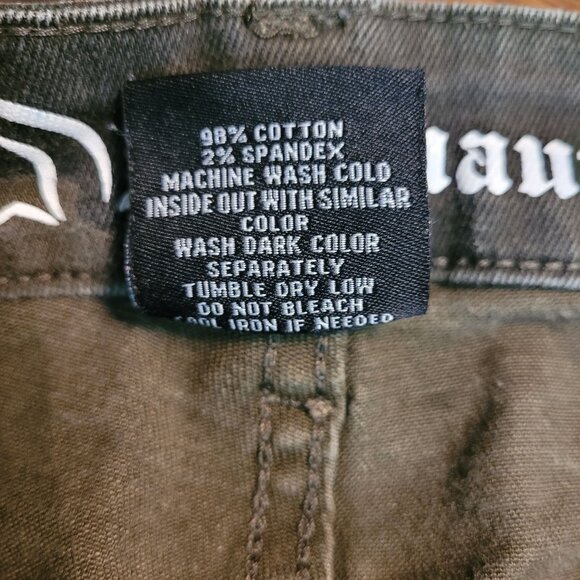 Argonaut Jeans Mens 32x32 Measures 30x30 Camo Ultra Slim Moto Ripped Stretch - Picture 6 of 11